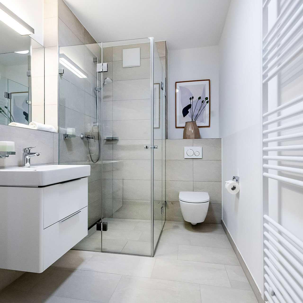 3-Zimmer Apartment Badezimmer