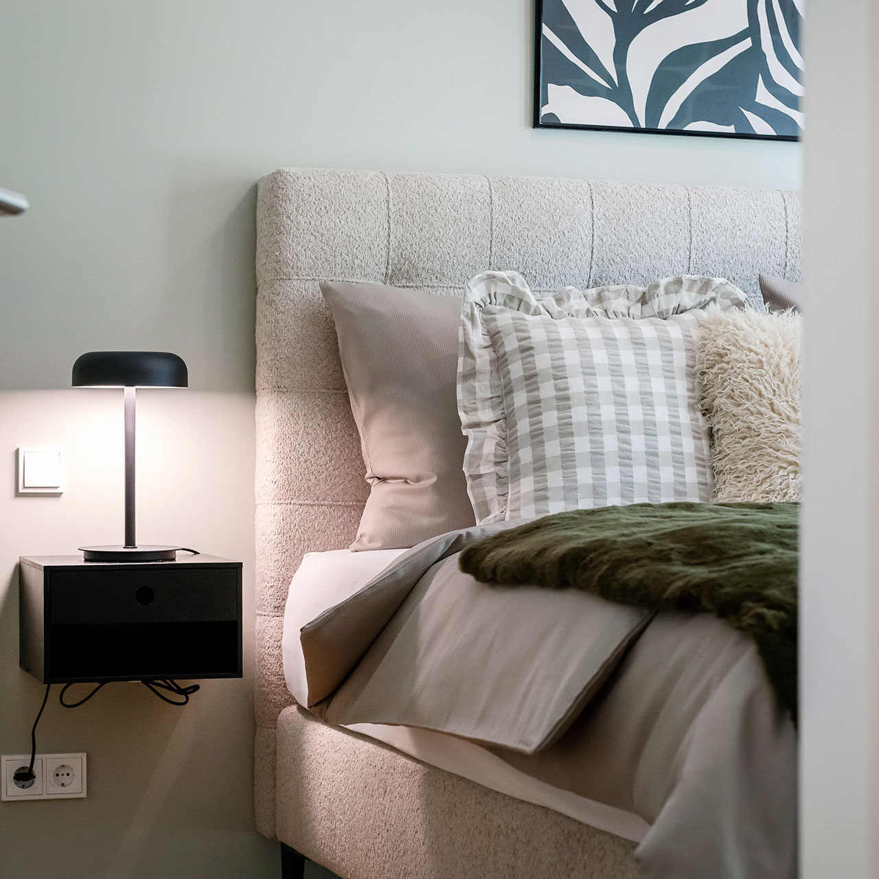 3-Zimmer Apartment Schlafbereich